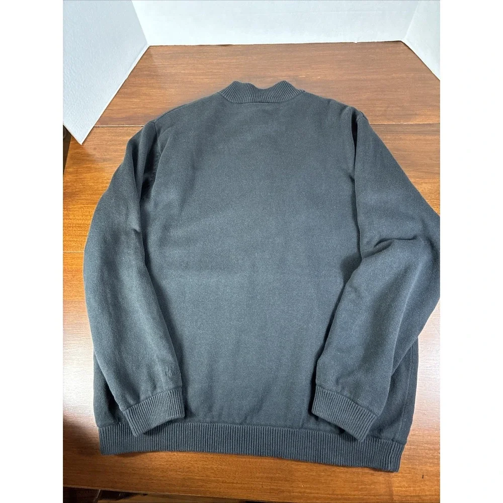 Walter Hagen Clubhouse Lined 1/4 Zip Pullover Sweater W/Lining Men's Sz L Golf